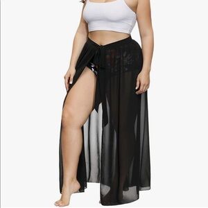 Hanna Nikole Chiffon Sarong Swimsuit Cover-Up